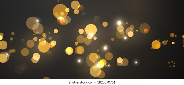 abstract blurred light element that can be used for cover decoration bokeh background vector