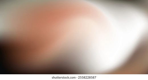 Abstract blurred light with orange and white background take from camera