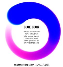Abstract blurred line with high intensity vibrant colors