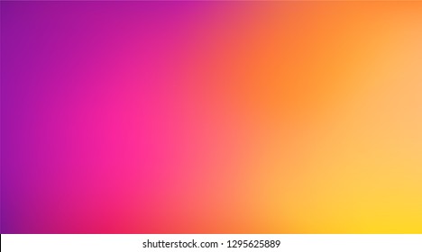 Abstract Blurred magenta purple yellow orange magenta purple background  Soft gradient backdrop and place for text  Vector illustration for your graphic design  banner  poster    Vector