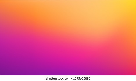 Abstract Blurred magenta purple yellow orange magenta purple background  Soft gradient backdrop and place for text  Vector illustration for your graphic design  banner  poster    Vector
