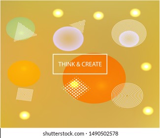 Abstract blurred mesh background. Clean backdrop with colored bubbles and white shapes. Vector illustration vintage. Pink celebration template for your graphic design, user interface or app.