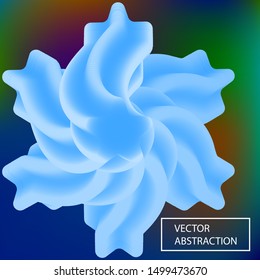 Abstract blurred mesh background. Vector illustration pastel. Light backdrop with colored blend. Blue, green and red celebration template for your projects, graphic design, user interface or app.