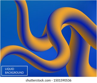 Abstract blurred mesh background. Vector illustration space. Original backdrop with colored blend. Vector illustration art. Blue and orange celebration template for your projects, graphic design.