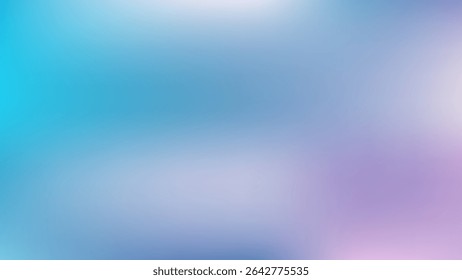 Abstract Blurred mesh purple blue teal background. Soft light gradient backdrop with place for text. Vector illustration for banner, poster, design