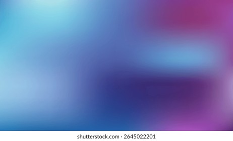 Abstract Blurred mesh purple blue teal background. Soft light gradient backdrop with place for text. Vector illustration for banner, poster, design