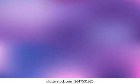 Abstract Blurred mesh purple blue teal background. Soft light gradient backdrop with place for text. Vector illustration for banner, poster, design