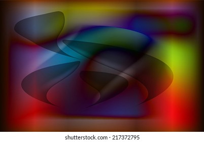 The abstract blurred metallic background