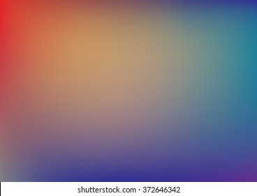abstract blurred multicolor background with orange, blue and purple.