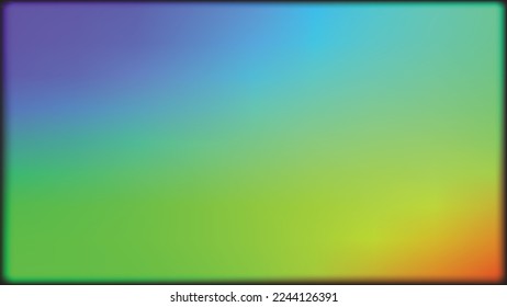 Abstract Blurred multicolor gradient background. Soft gradient backdrop with place for text. Vector illustration for your graphic design, banner, poster - Vector
