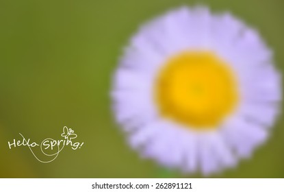 abstract blurred nature background. Web and mobile interface template. Easter and spring background, vector illustration.