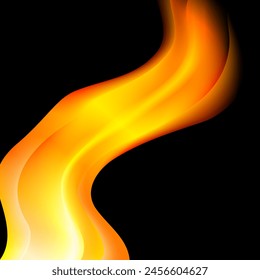 Abstract blurred orange flame background