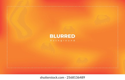 Abstract blurred orange yellow red gradient color background