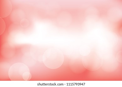Abstract Blurred pink tone lights background. Vector illustration.