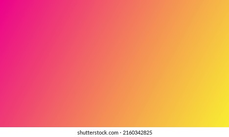 Resumen de fondo rosa y amarillo borroso. Fondo de degradado suave con lugar para el texto. Ilustración vectorial para su diseño gráfico, banner, afiche
