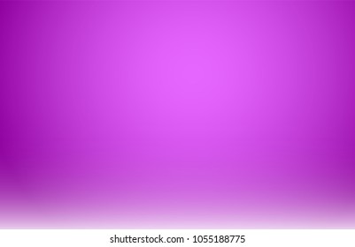 Abstract blurred purple gradient with lighting background. studio room. Vector illustration