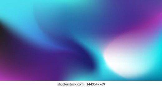 Abstract Blurred purple pink   blue teal color gradient background  Beautiful wave backdrop  Vector illustration for your graphic design  banner  poster  card wallpaper  theme