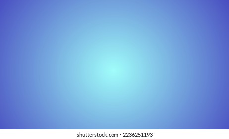 Abstract blurred radial gradient  background in blue colors. Frozen blue color concept suitable for graphic design, website design template, book cover, brochures, banner or poster and landing page