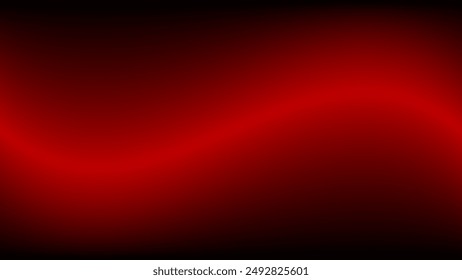 Abstract blurred red black color gradient vector background. Textured backdrop. Luxury template for poster, web. Digital screen. Premium banner. Copy space. card. Cover design. Neon light. Wavy line.