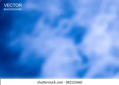 Abstract Blurred Sky Backgroundblurred Vector Background Stock Vector 