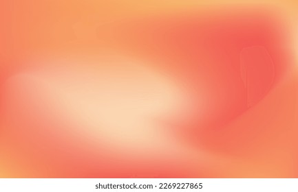 abstract blurred smooth curve gradient mesh background. soft orange and red colors design graphic. for poster, webdesign, wallpaper, banner, greeting cards, decoration, cover. vector illustration. 