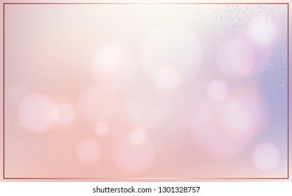 Abstract blurred soft focus bokeh background, copy space, Vector illustration, For Web and Mobile Applications, art illustration template design, business infographic and social media.
