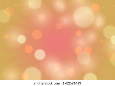 Resumen del enfoque suave borroso del concepto de fondo de color rosa brillante, espacio de copia, ilustración vectorial

