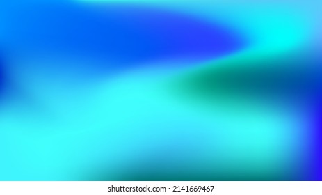 Abstract Blurred Soft Purple And Blue Teal Color Gradient Background. Beautiful Wave Backdrop. Vector Illustration For Your Graphic Design, Banner, Poster, Card Or Wallpaper, Theme- EPS 10