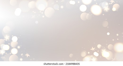 Abstract blurred soft white background with luxurious shimmer. For decorating various festive parties, white bokeh, abstract background.