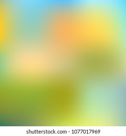 Abstract blurred summer background. Vector.