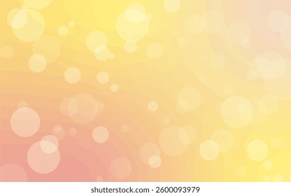 Abstract Blurred summer Vector backgroung with glitters and gold bokeh, soft lights, color of pink Gradient and glamour celebration, magic texture for banner, product, wallpaper, package, label