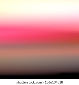 Abstract blurred surface resembling an alien sky. Vector illustration of a liquid color background with diffusion gradients. Multicolored wavy wallpaper.