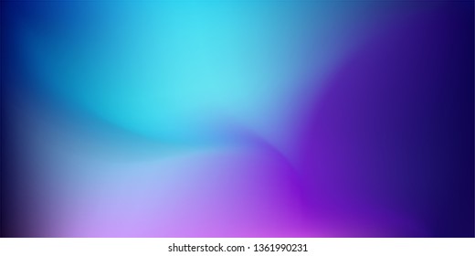 Abstract Blurred teal purple background. Soft dark gradient backdrop with place for text. Vector illustration for your graphic design, banner, poster or wallpapers