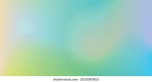 Abstract Blurred teal purple blue background. Soft light gradient backdrop with place for text. Vector illustration for your graphic design, banner, poster