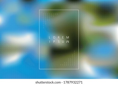 Abstract blurred template cover. Creative gradient mesh wallpaper. Vector eps10