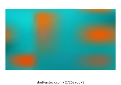Abstractas Borroso Turquesa Fondo Naranja Desenfocado Bokeh Puntos de Luz Textura Artística