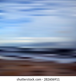 abstract blurred unfocused bokeh vector sky and beach eps10