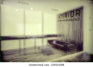 abstract blurred vector architectural background 