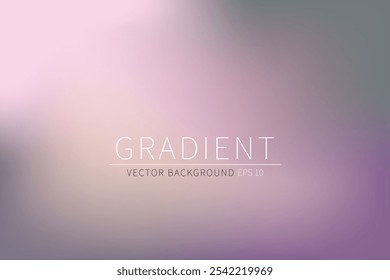 Abstract blurred vector background. Gradient pale pink Abstract background with blurred fluid shape and beautiful color gradients. Vector illustration, EPS 10 (all layers are well organized)