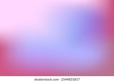 Abstract blurred vector background. Gradient pink and blue Abstract background with blurred fluid shape and beautiful color gradients. Vector illustration, EPS 10