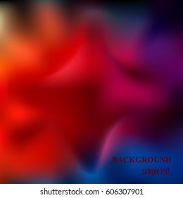 Abstract blurred vector background. Gradient color mesh wallpaper for web project