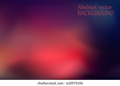 Abstract blurred vector background. Gradient color mesh wallpaper for web project