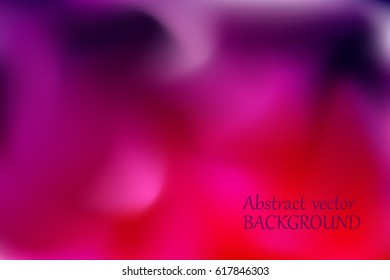 Abstract blurred vector background. Gradient color mesh wallpaper for web project