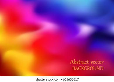 Abstract blurred vector background. Gradient color mesh wallpaper for web project