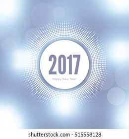 Abstract blurred vector background. Happy New Year 2017 theme. 