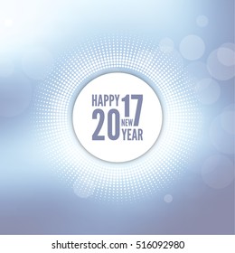 Abstract blurred vector background. Happy New Year 2017 theme. 
