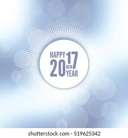 Abstract blurred vector background. Happy New Year 2017 theme. 