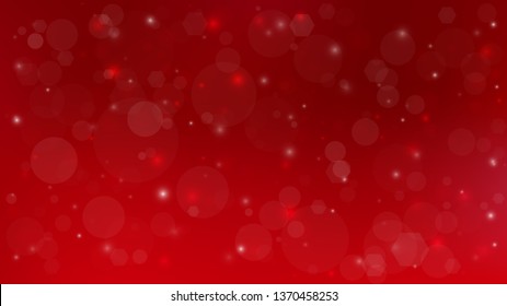 Abstract blurred vector background with light glare. Bokeh and glowing particles. Lighting effects of flash. 