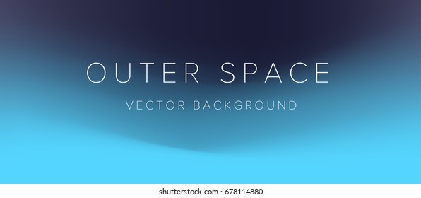 Abstract blurred vector background. Outer space, cosmos subject.