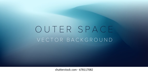 Abstract blurred vector background. Outer space, cosmos subject.
